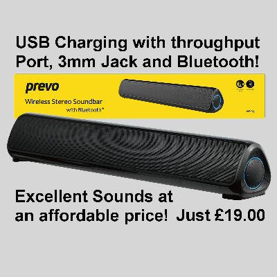 Prevo USB/BT SoundBar USB/BT SoundBar
